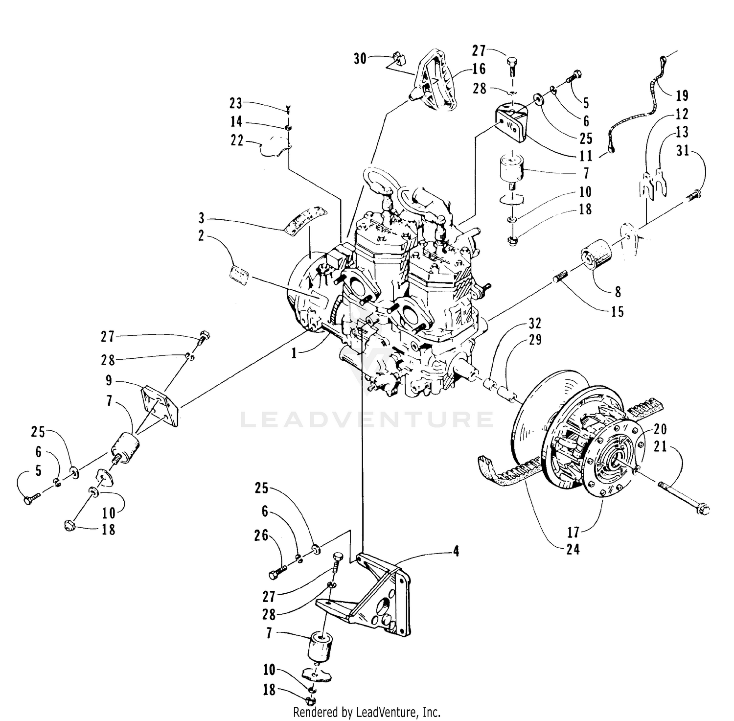 ENGINE AND RELATED PARTS [63554]