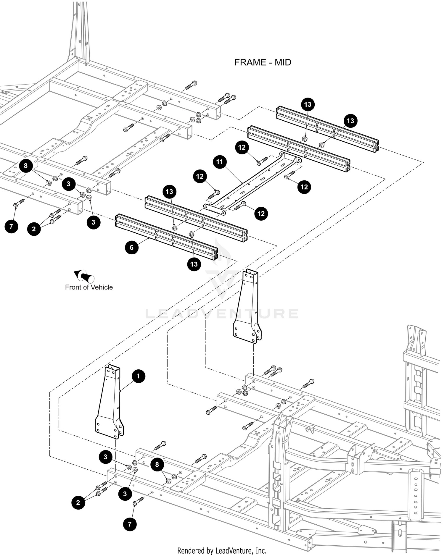 FRAME - SEAT UPRIGHT [302469]
