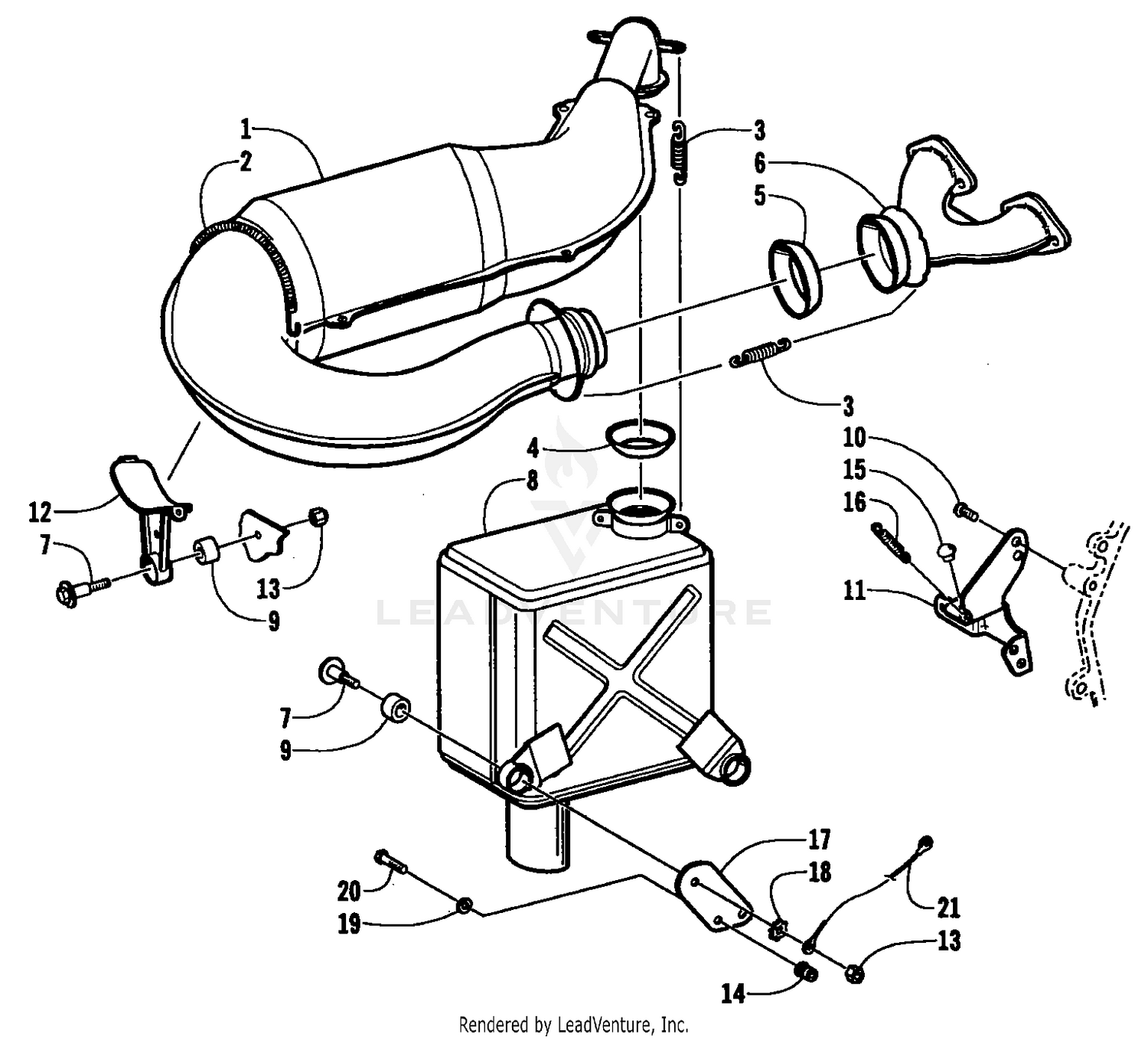 EXHAUST ASSEMBLY [75417]