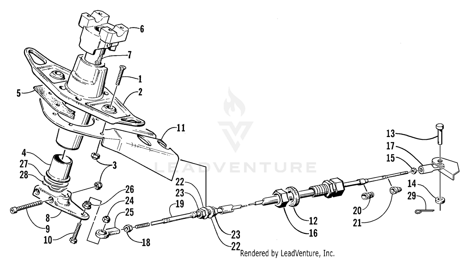 STEERING POST ASSEMBLY [73392]