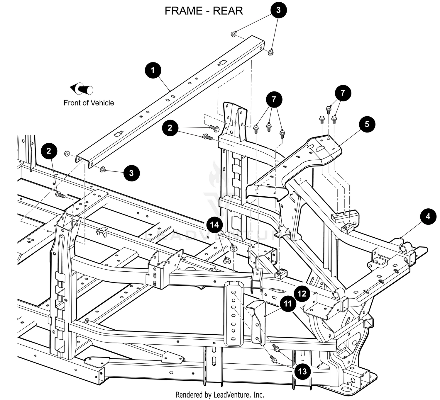 FRAME - REAR [302470]