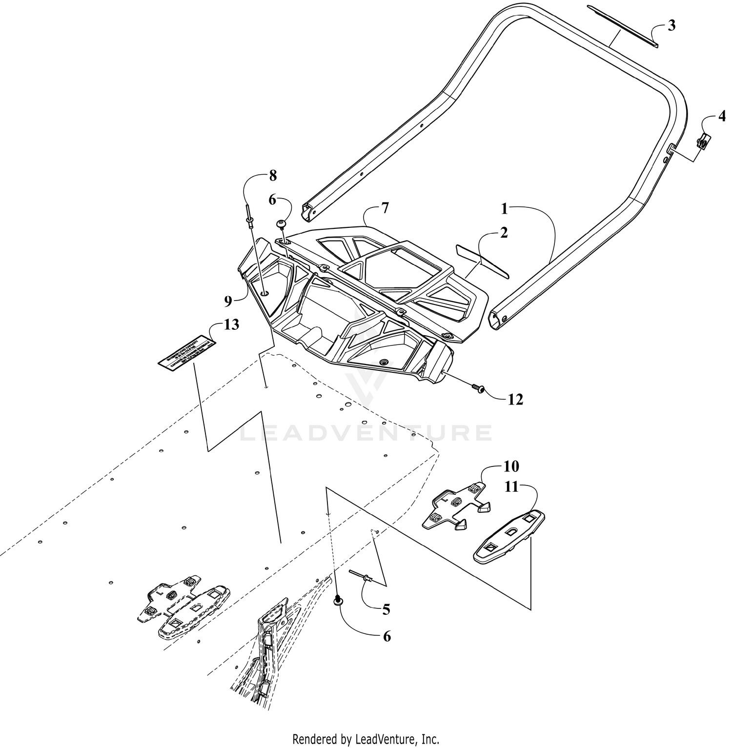 REAR BUMPER [110553]
