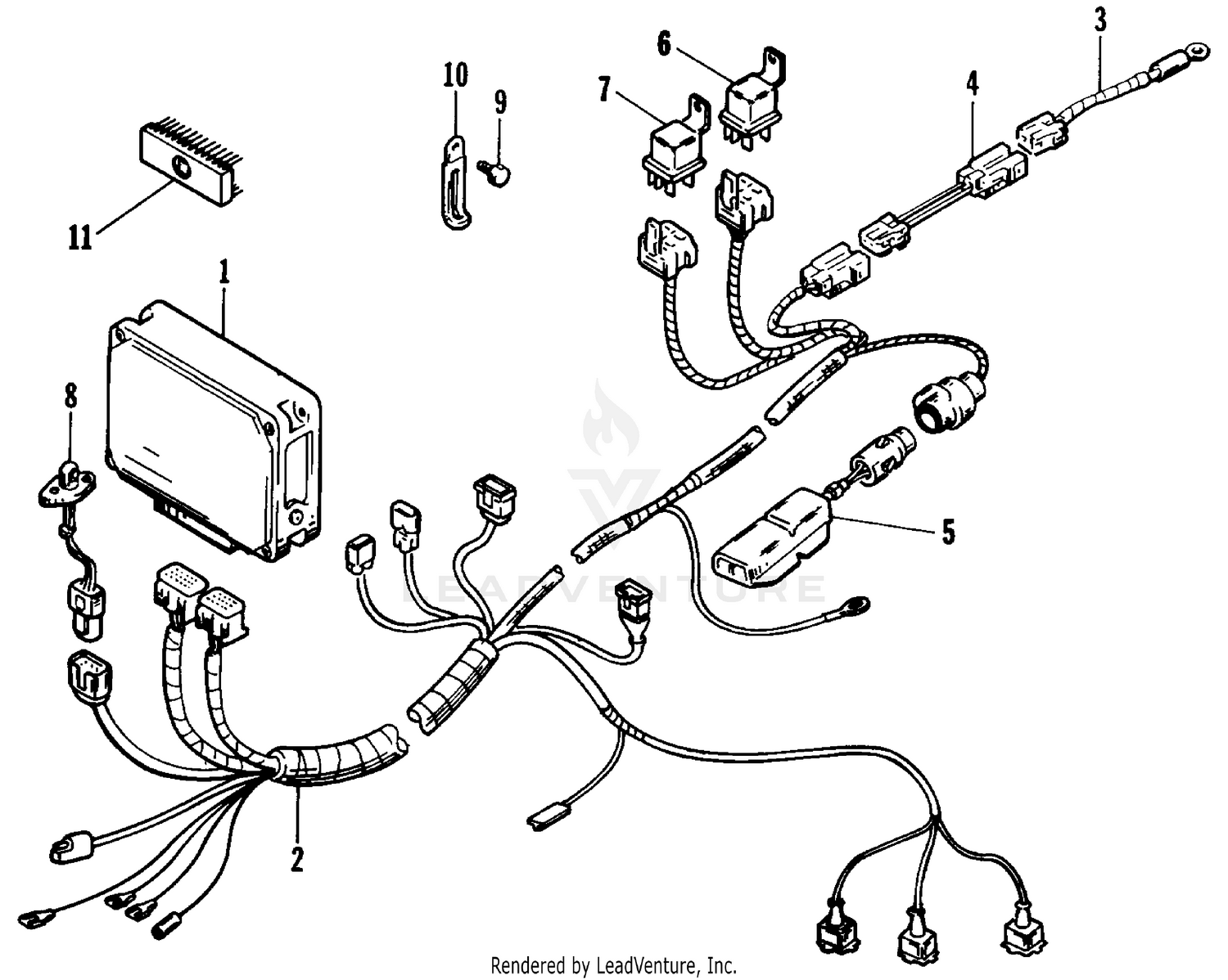 ECU AND ECU HARNESS ASSEMBLIES [60912]