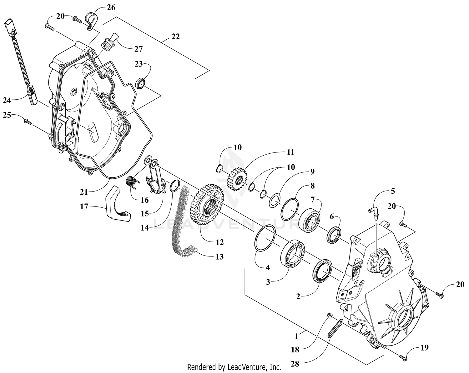 CHAIN CASE ASSEMBLY [106190]