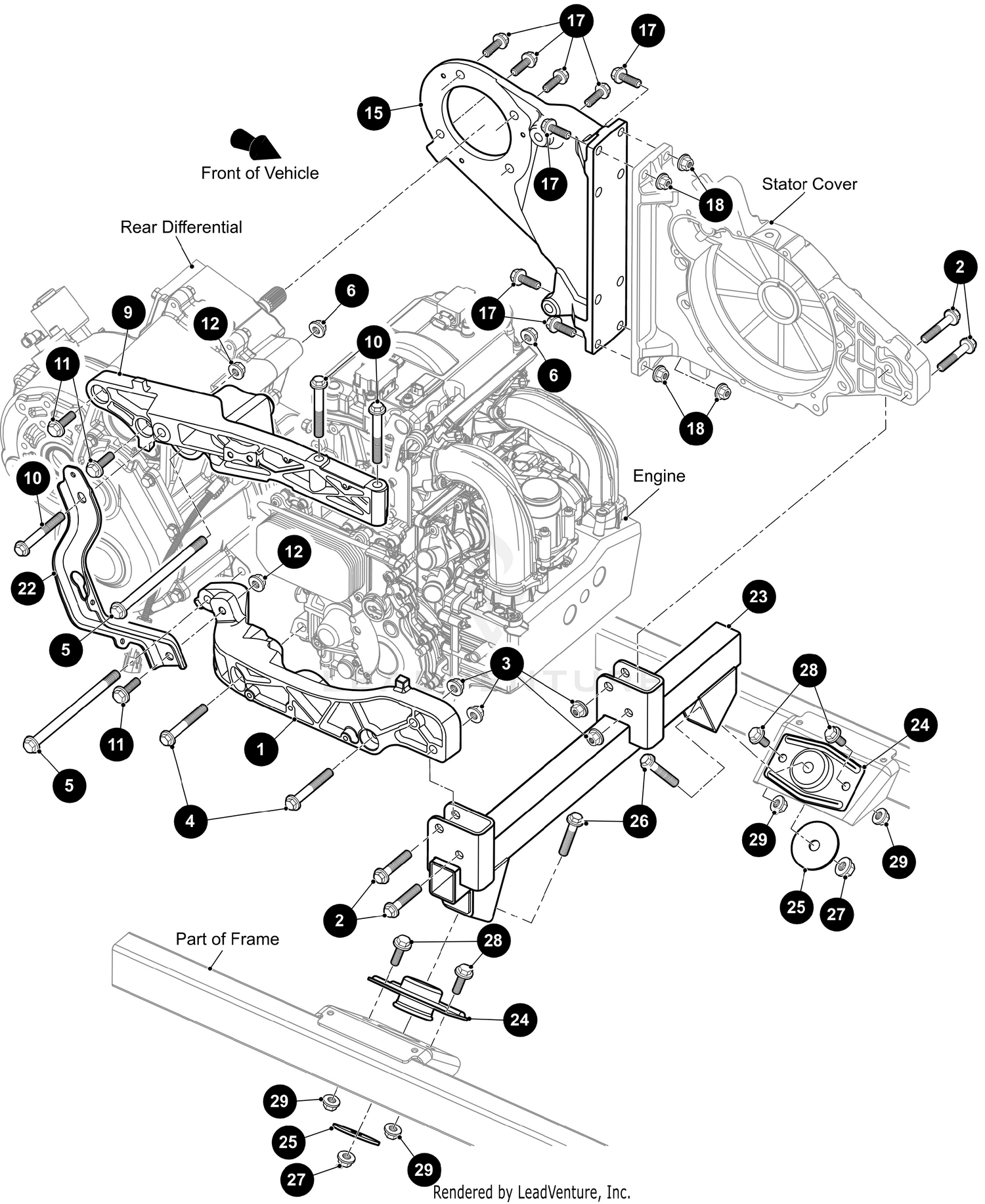 ENGINE MOUNTING [302454]