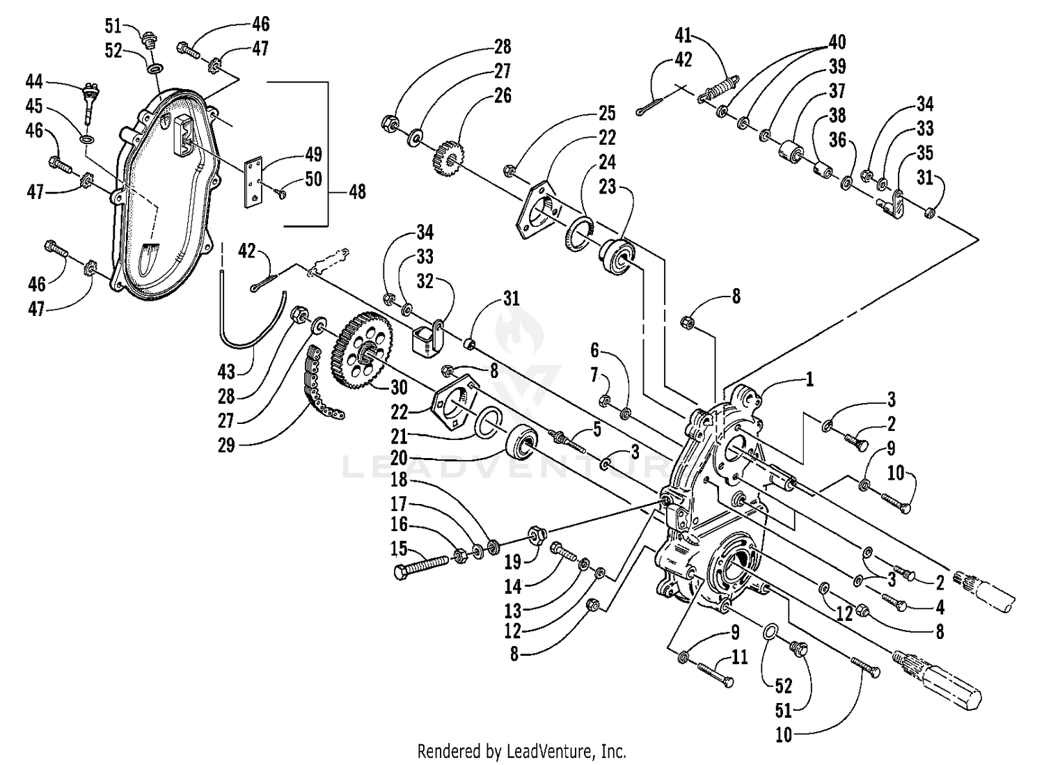 DRIVE/DROPCASE ASSEMBLY [60088]