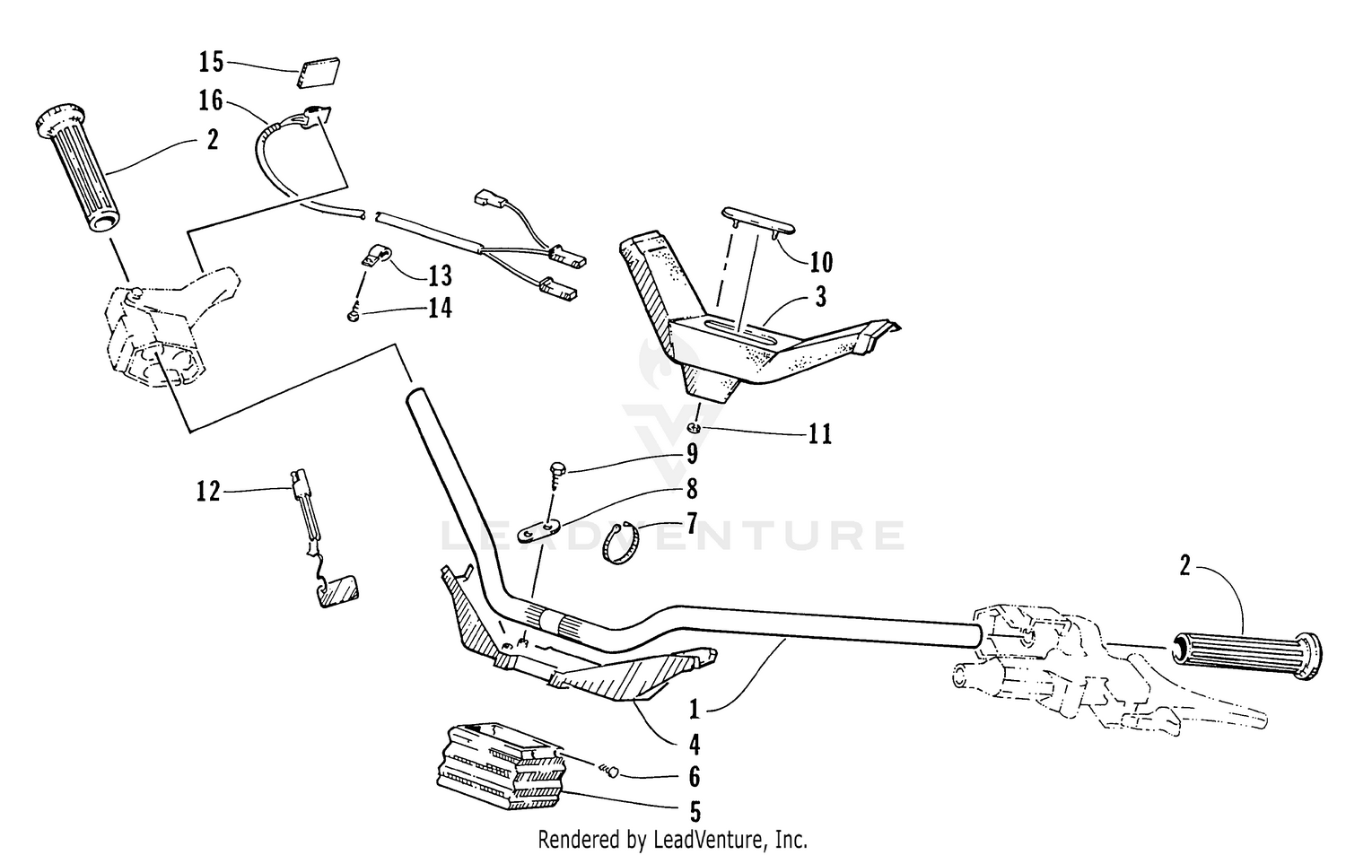 HANDLEBAR ASSEMBLY [63858]