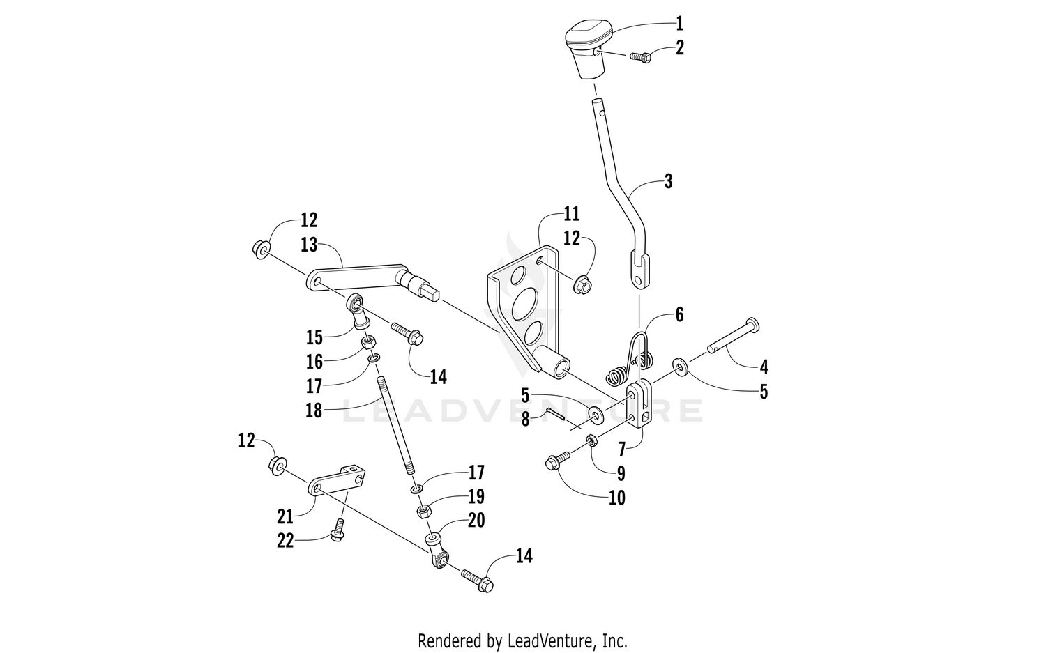 SHIFT LEVER ASSEMBLY [302187]