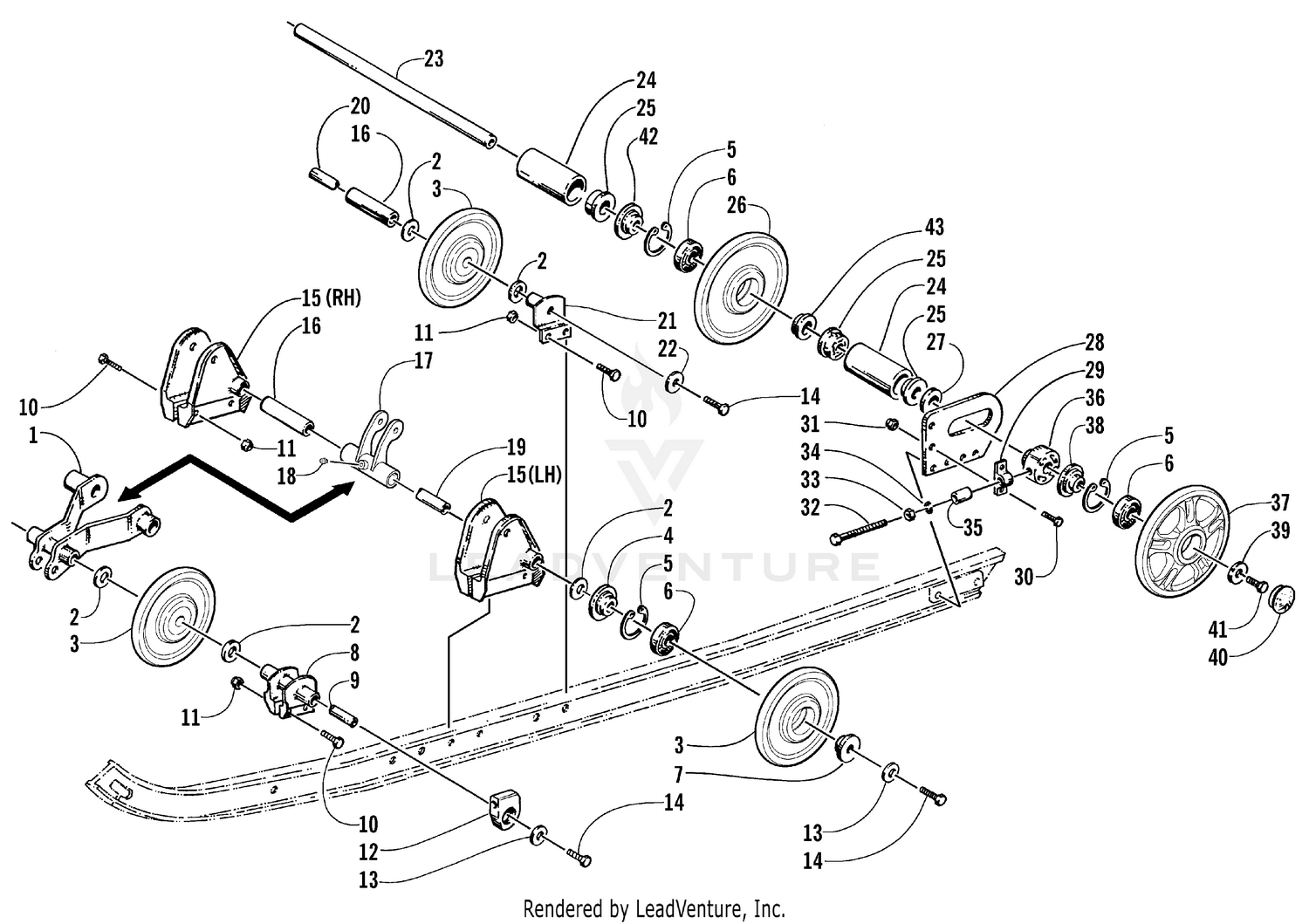 IDLER WHEEL ASSEMBLY [77086]