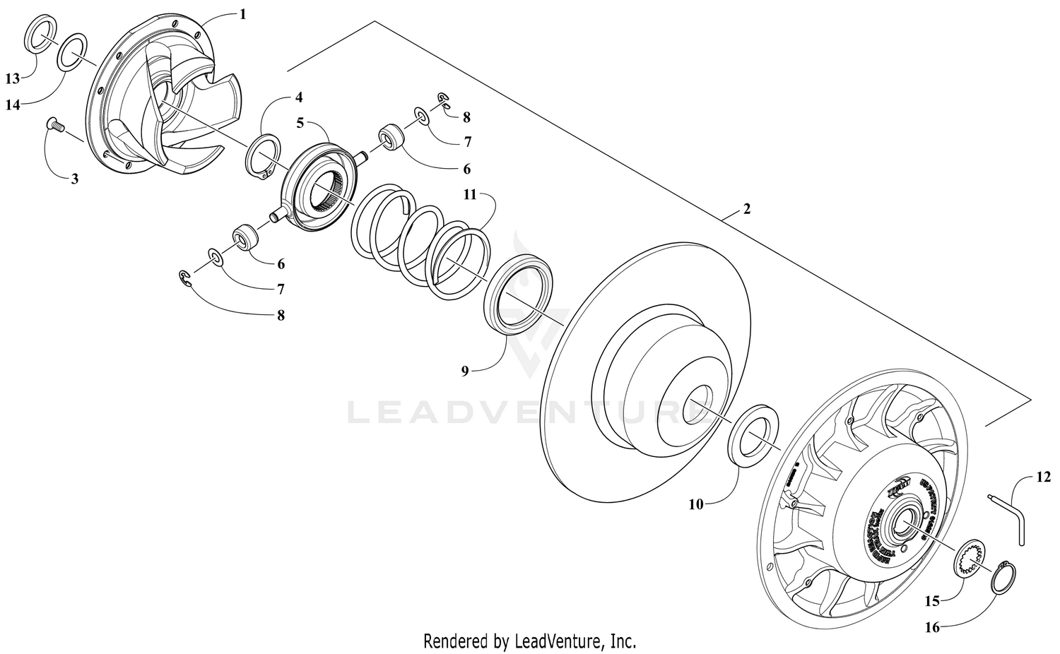 DRIVEN CLUTCH [106210]