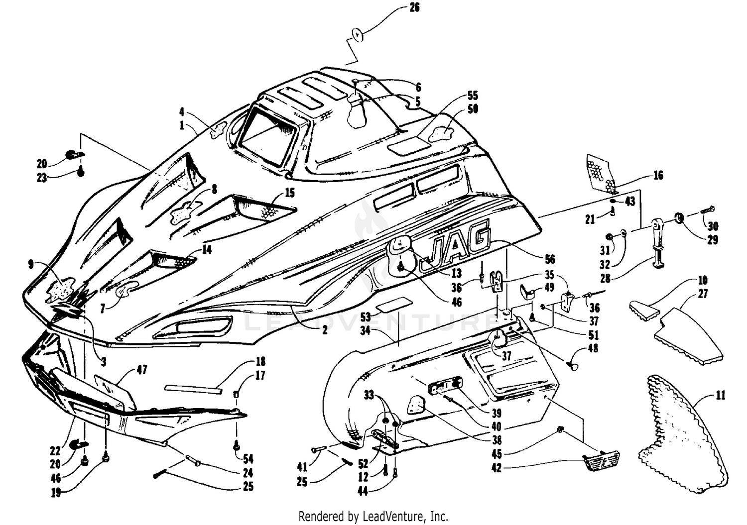 HOOD AND SIDE PODS [60792]