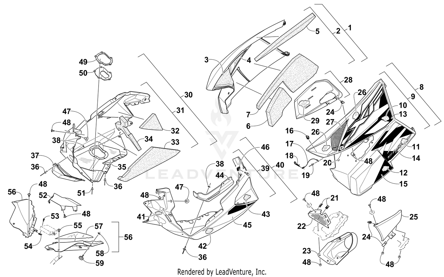 SKID PLATE AND SIDE PANEL ASSEMBLY [103650]
