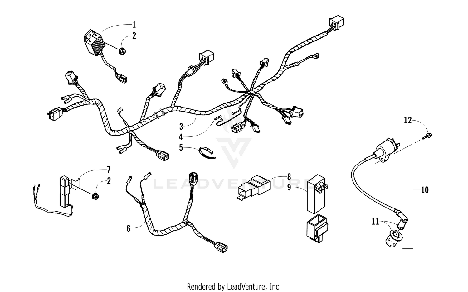 ELECTRICAL AND WIRING HARNESS ASSEMBLY [92744]