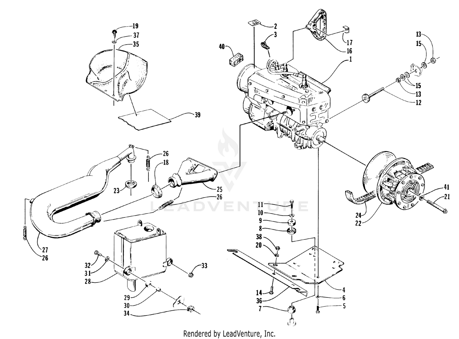 ENGINE AND RELATED PARTS [63919]