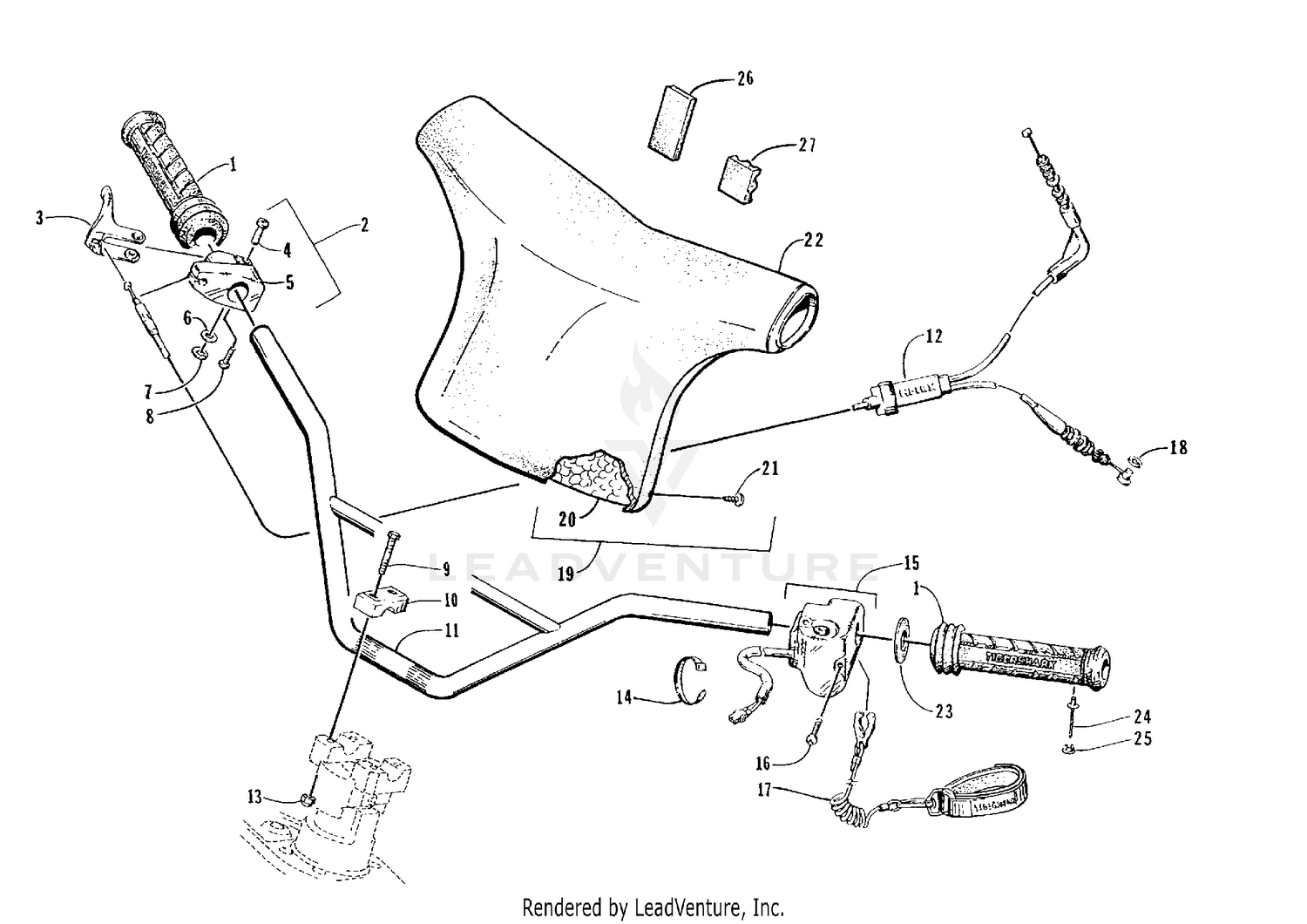 HANDLEBAR ASSEMBLY [73310]