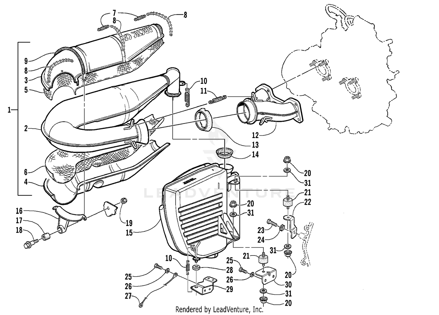 EXHAUST ASSEMBLY [60080]
