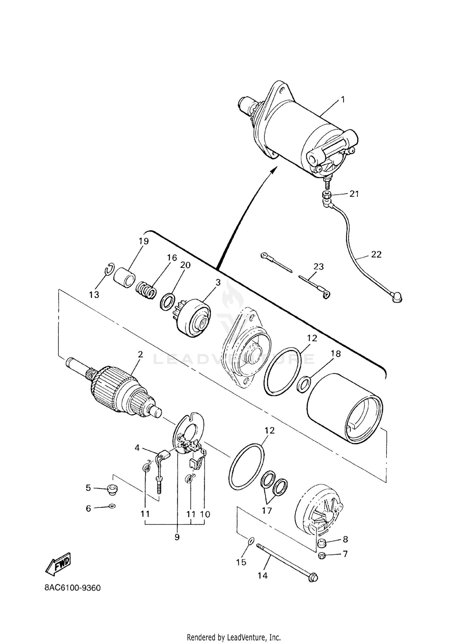 STARTING MOTOR [106362]