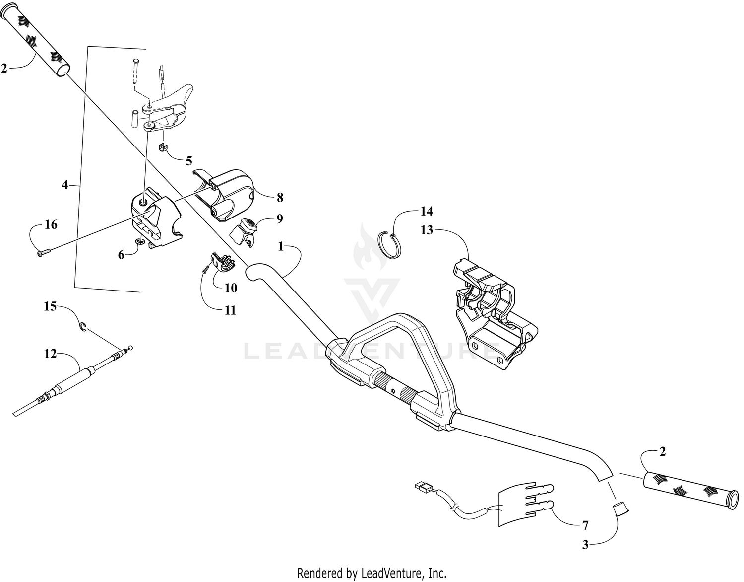 HANDLEBAR AND CONTROLS [110177]