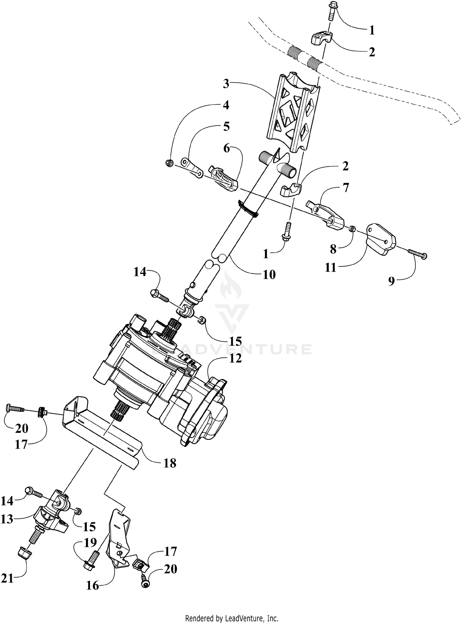 STEERING POST ASSEMBLY [111318]