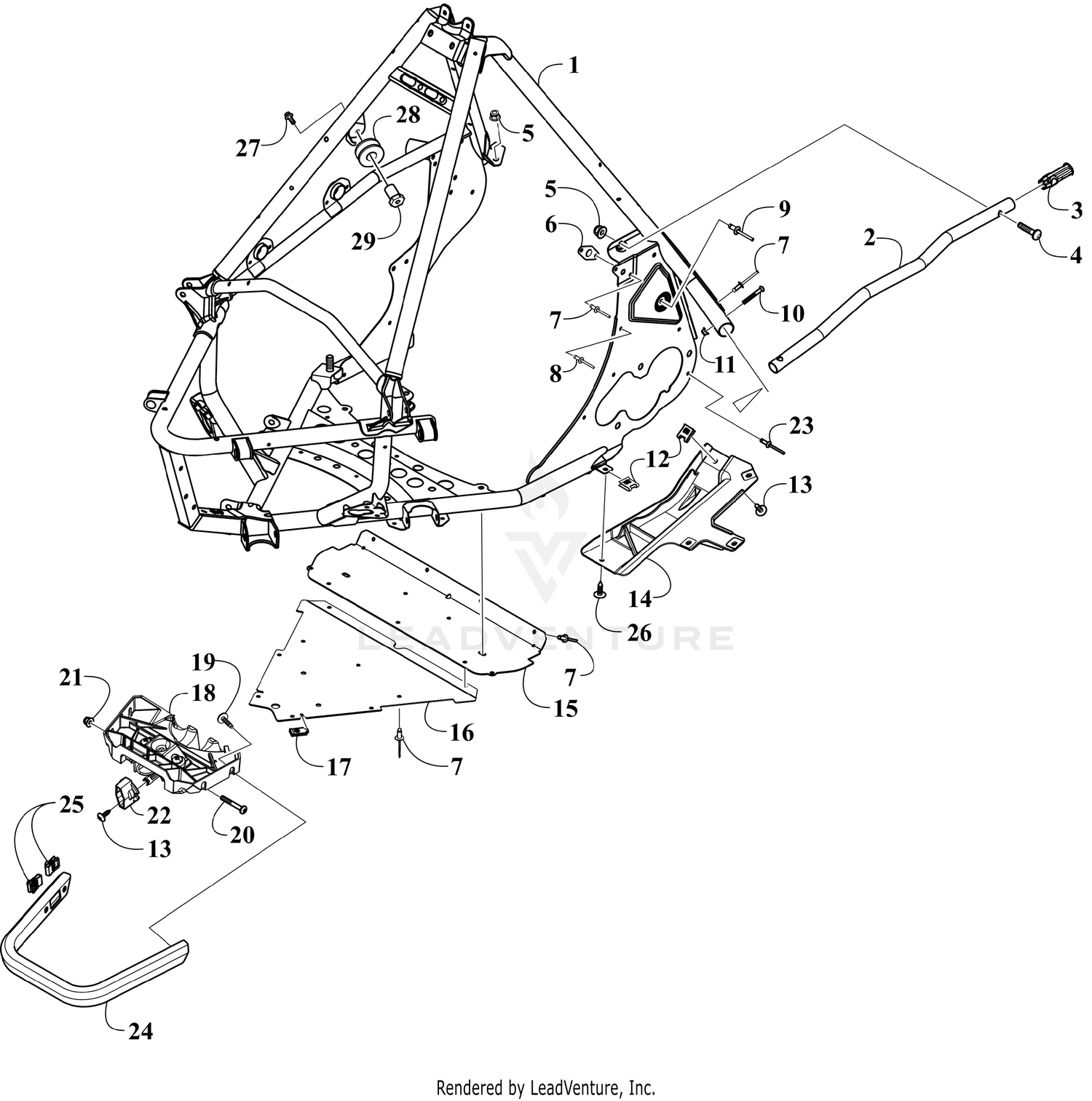 CHASSIS - FRONT FRAME [111270]