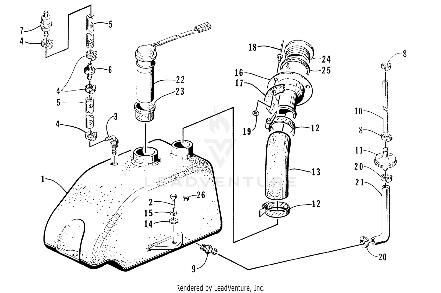 OIL TANK ASSEMBLY [73170]