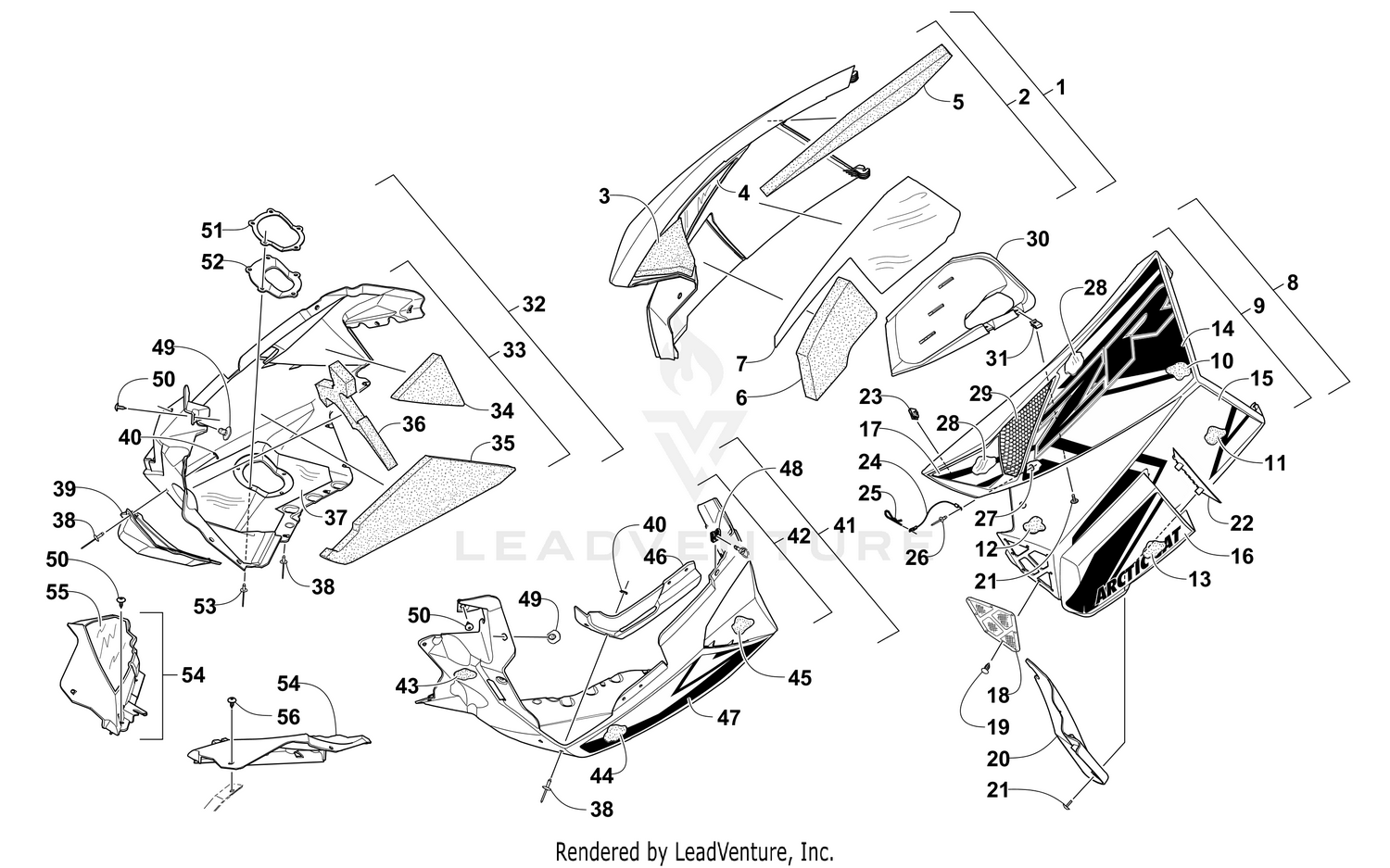 SKID PLATE AND SIDE PANEL ASSEMBLY [106221]