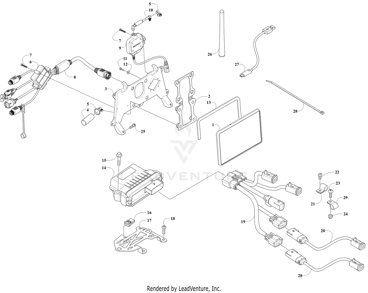 ELECTRICAL COMPONENTS, GARMIN AND ATAC [111279]