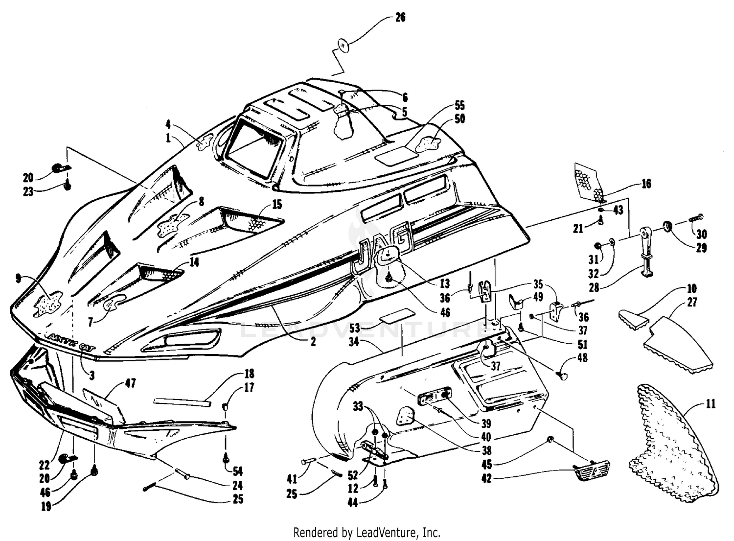 HOOD AND SIDE PODS [60716]