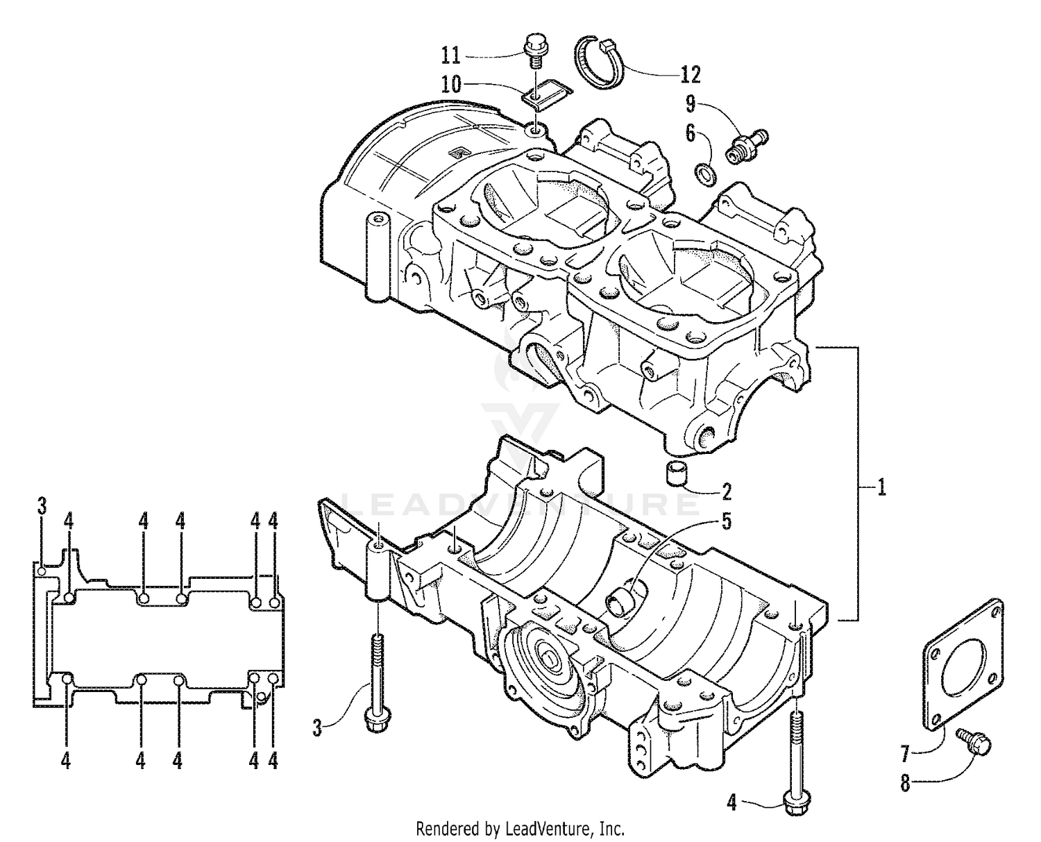 CRANKCASE ASSEMBLY [54122]