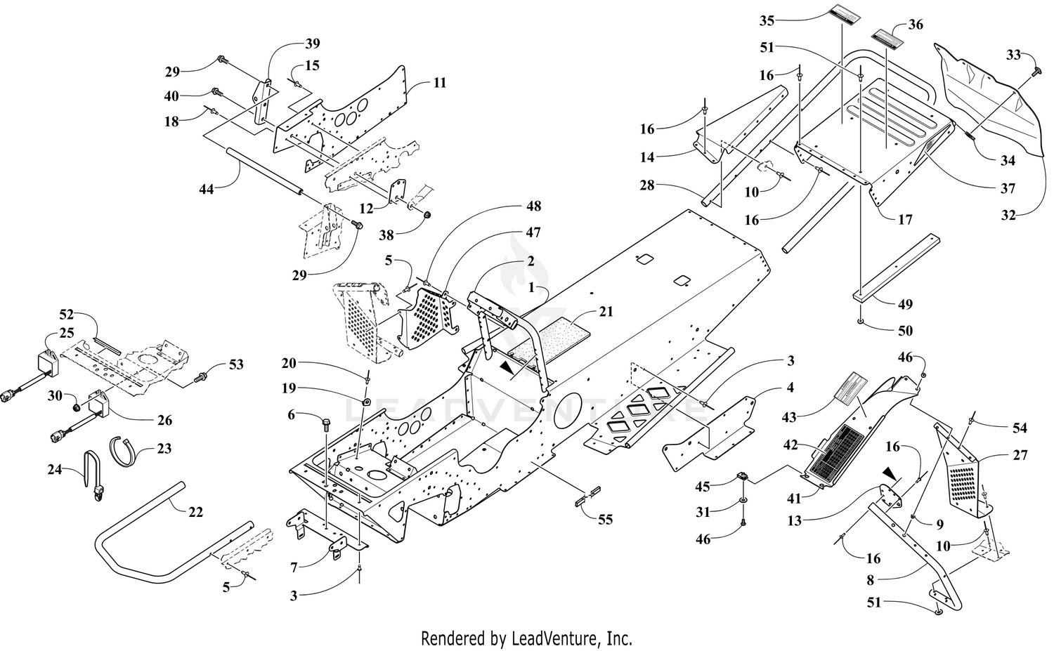 CHASSIS AND BUMPER ASSEMBLIES [110082]