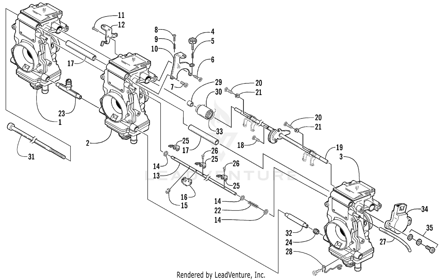 CARBURETOR - EXTERNAL PARTS [76972]