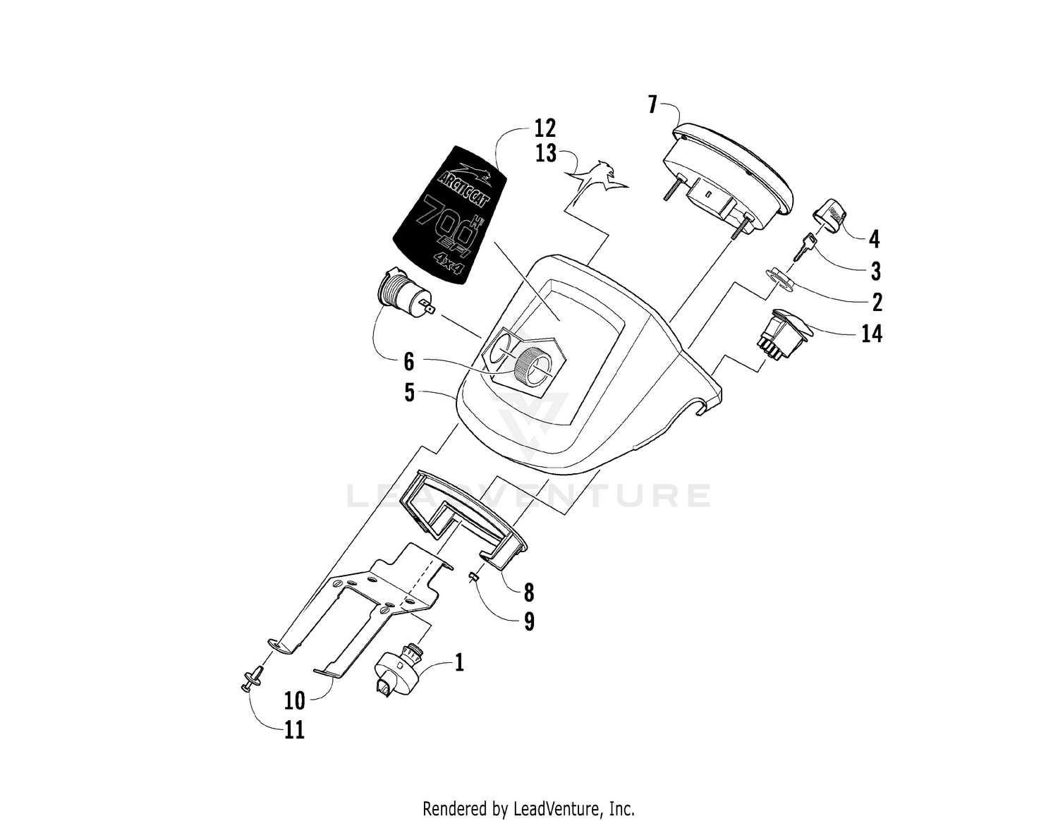 INSTRUMENT POD ASSEMBLY [92275]