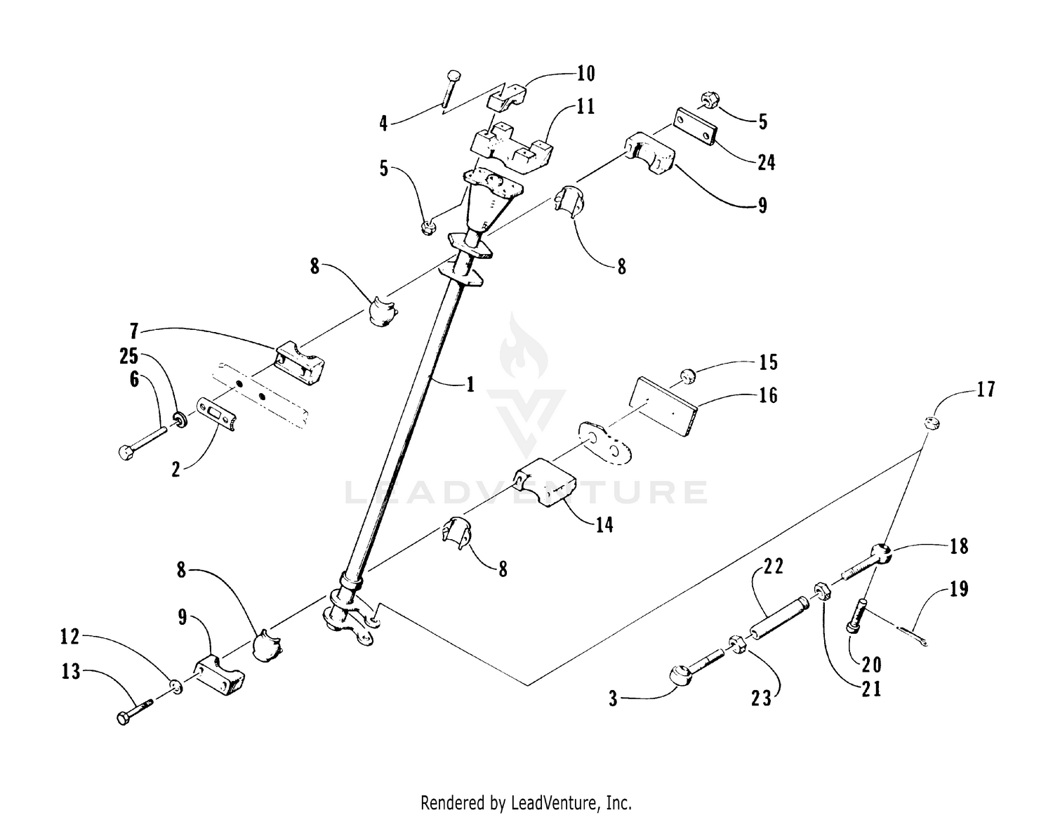 STEERING POST ASSEMBLY [67051]