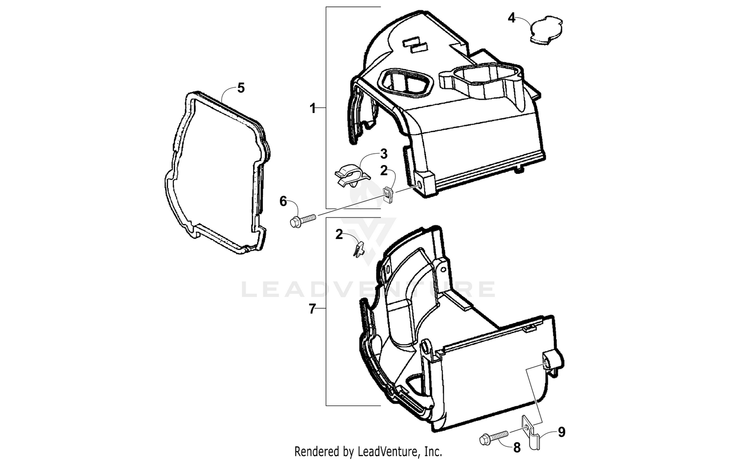ENGINE SHROUD ASSEMBLY [301224]