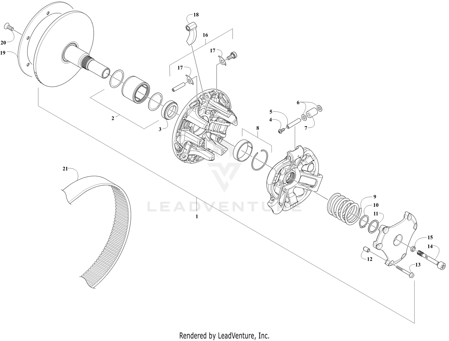 DRIVE CLUTCH [110895]