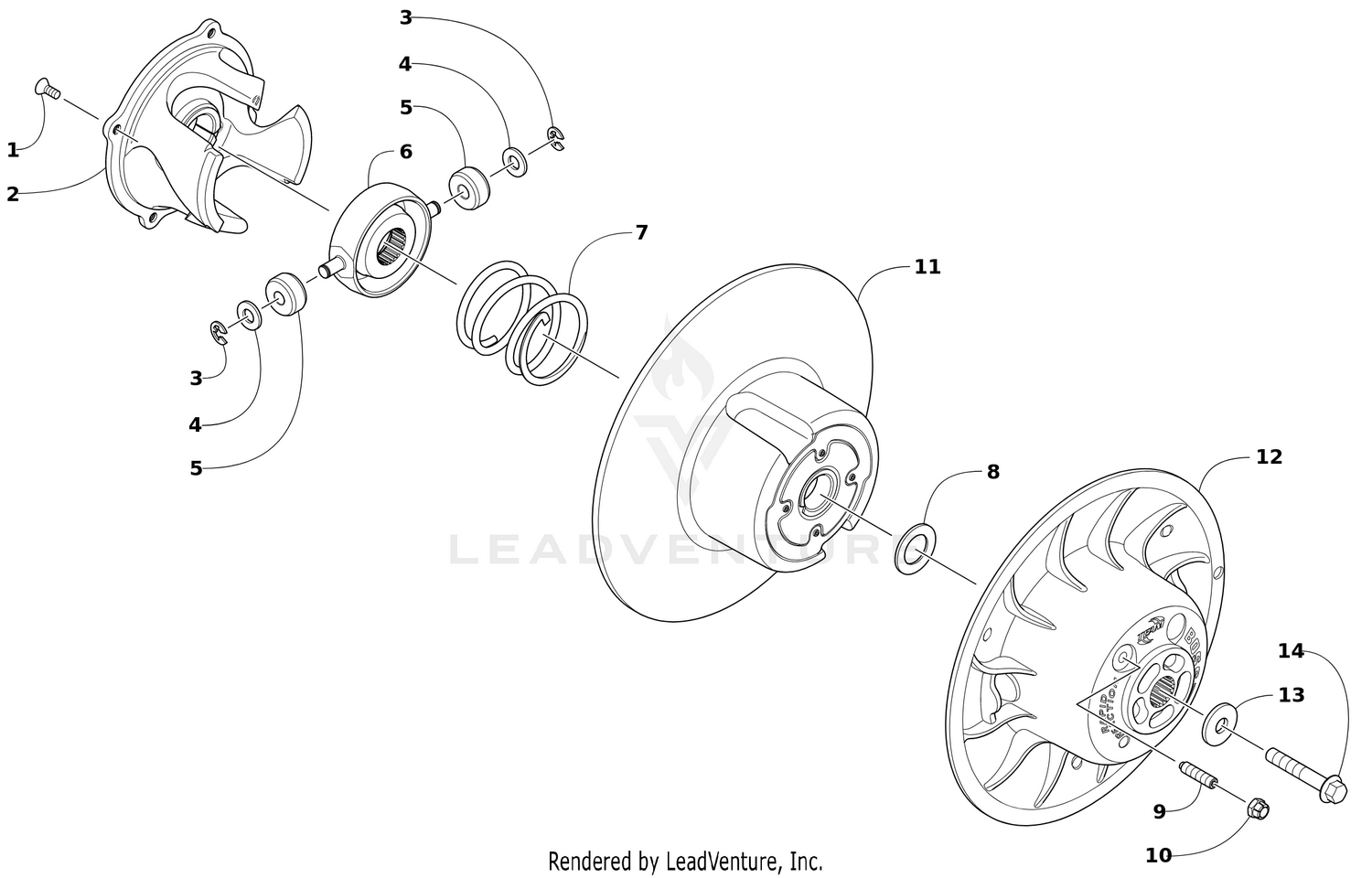 DRIVEN CLUTCH [106172]