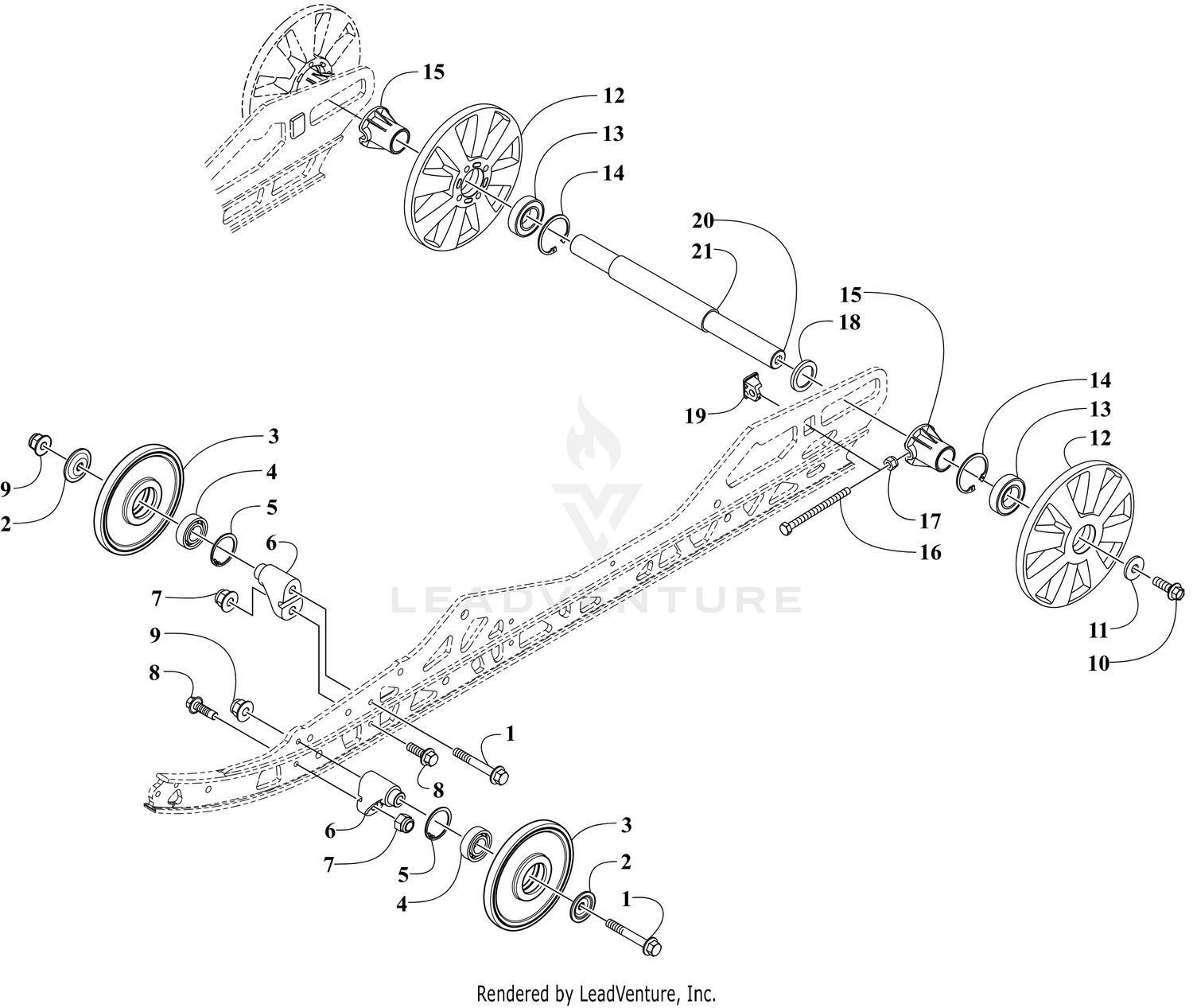 IDLER WHEEL ASSEMBLY [110622]
