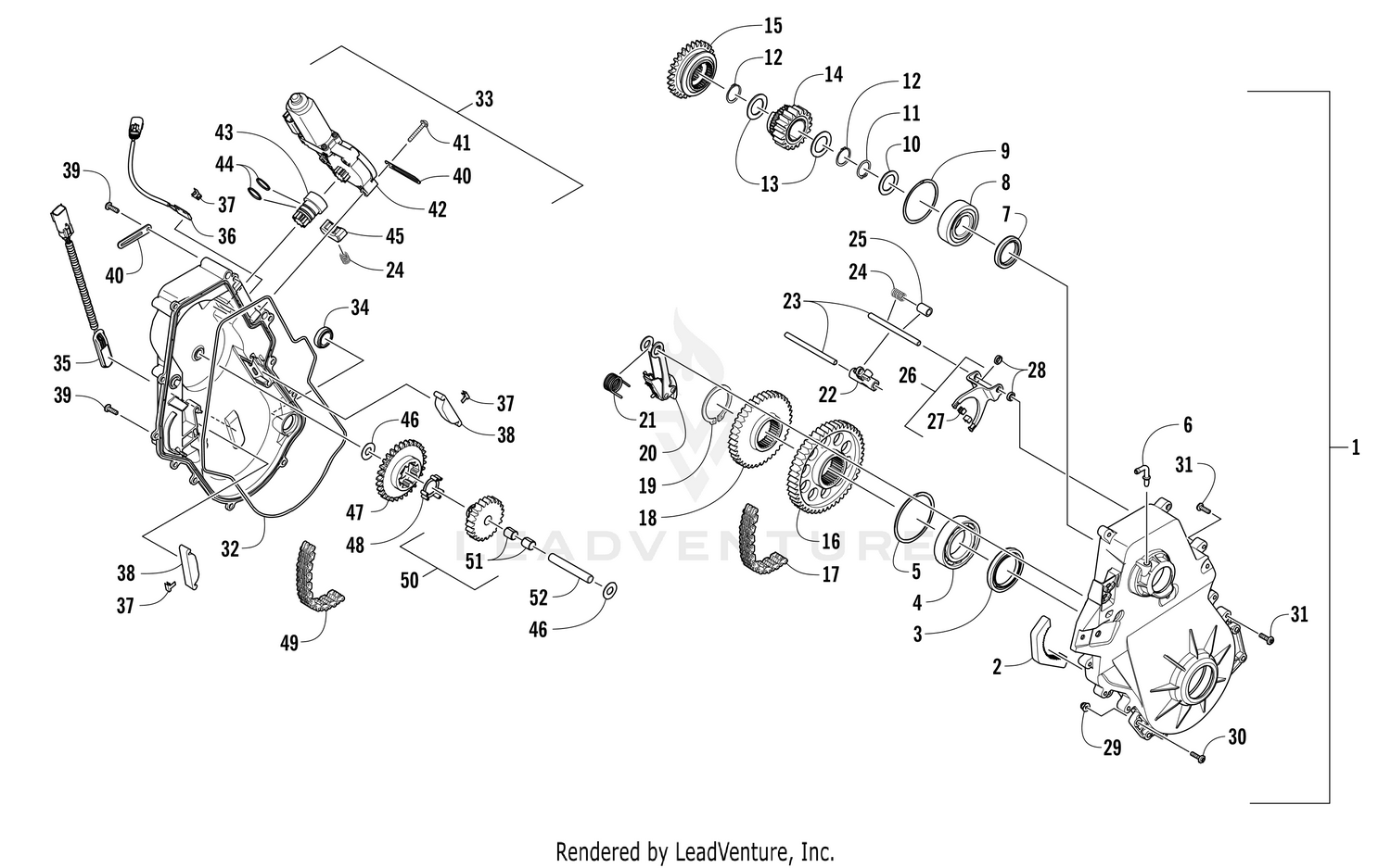 CHAIN CASE ASSEMBLY [106302]