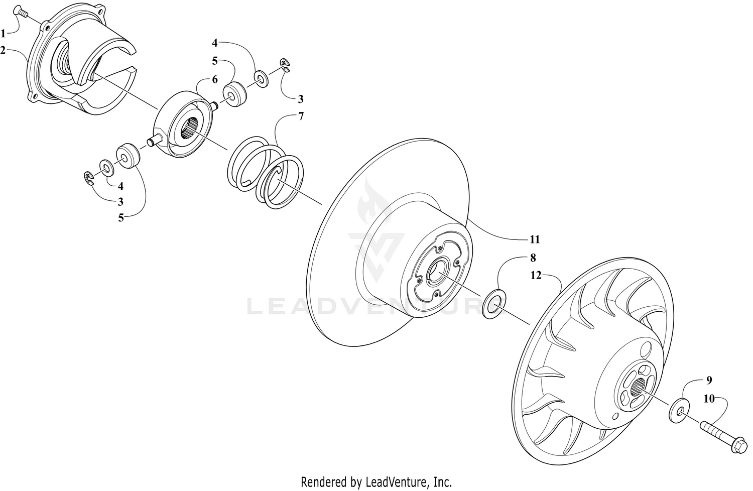 DRIVEN CLUTCH [111308]