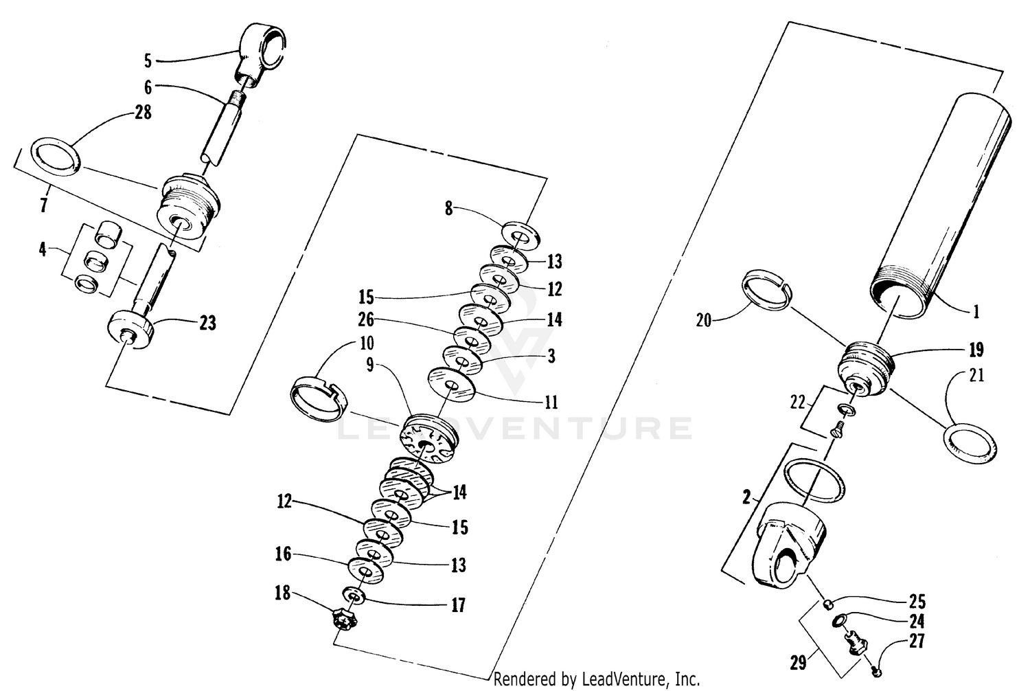 REAR SUSPENSION - REAR ARM SHOCK ABSORBER [67271]