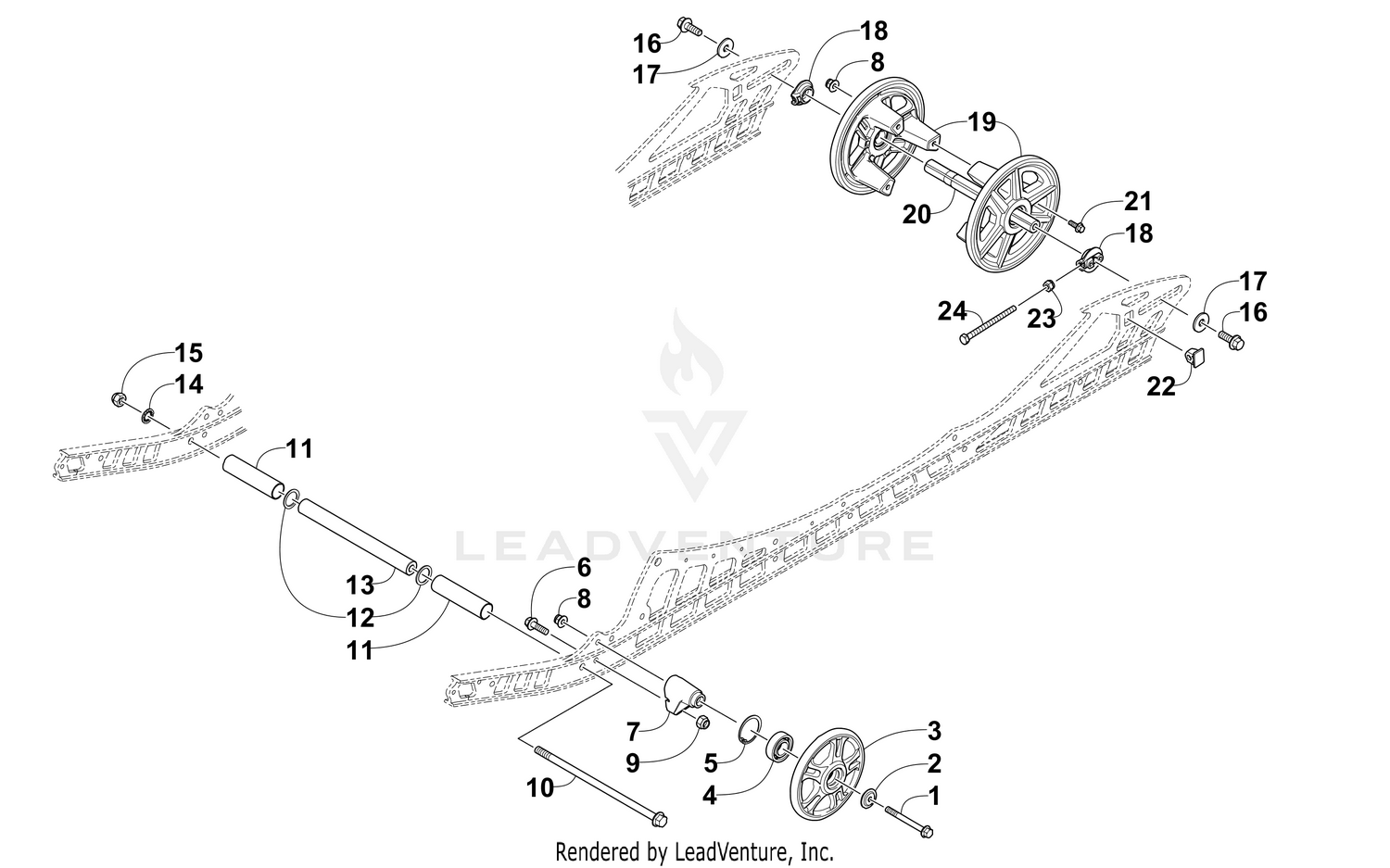 IDLER WHEEL ASSEMBLY [103355]