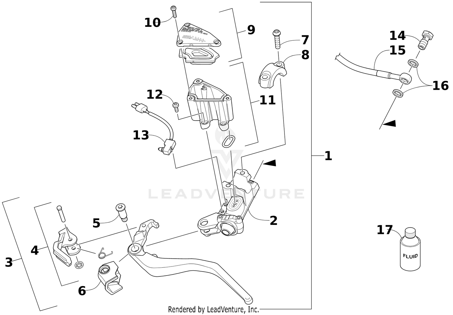 HYDRAULIC BRAKE CONTROL ASSEMBLY [106148]