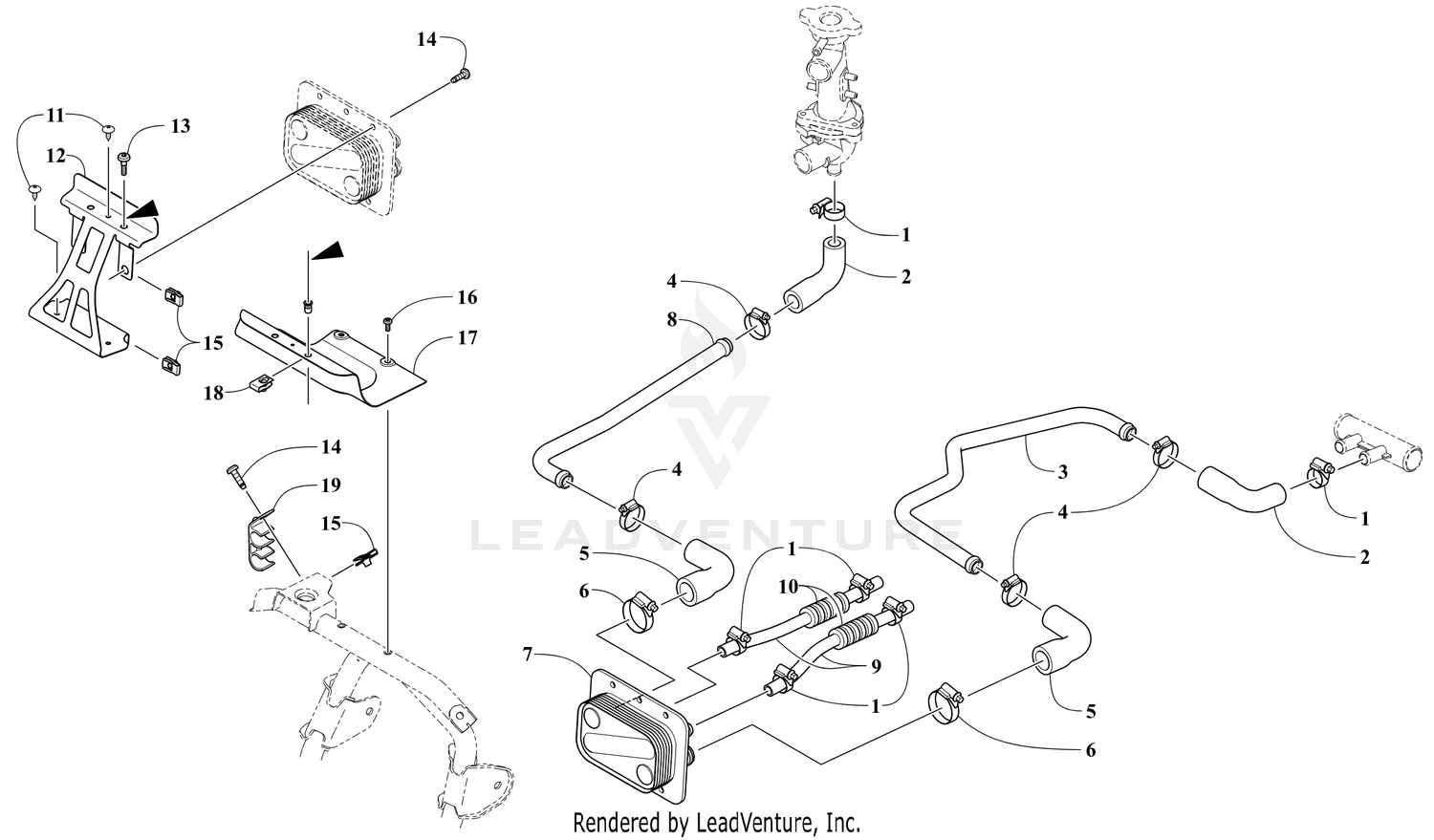 OIL COOLER ASSEMBLY [106317]