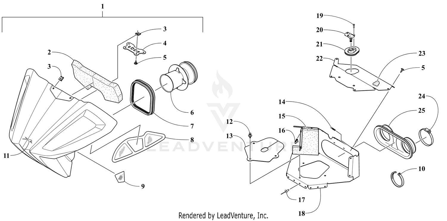 AIR SILENCER ASSEMBLY [106252]