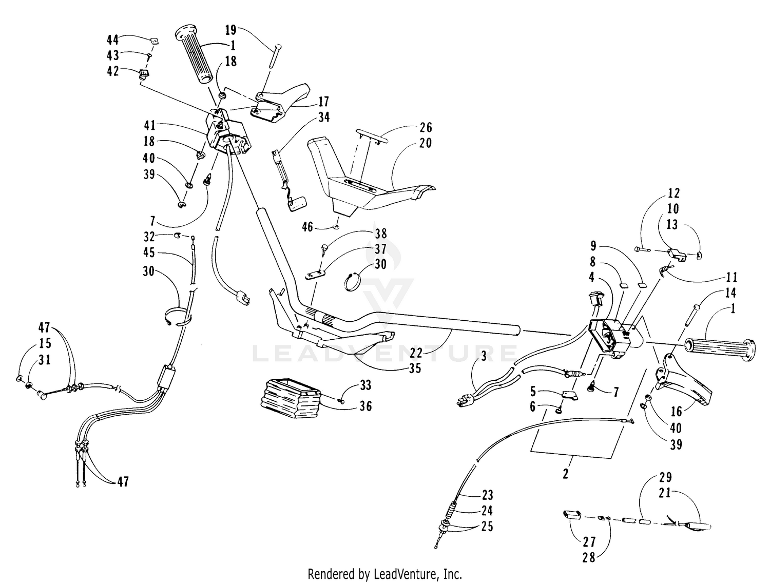HANDLEBAR AND CONTROLS [63978]