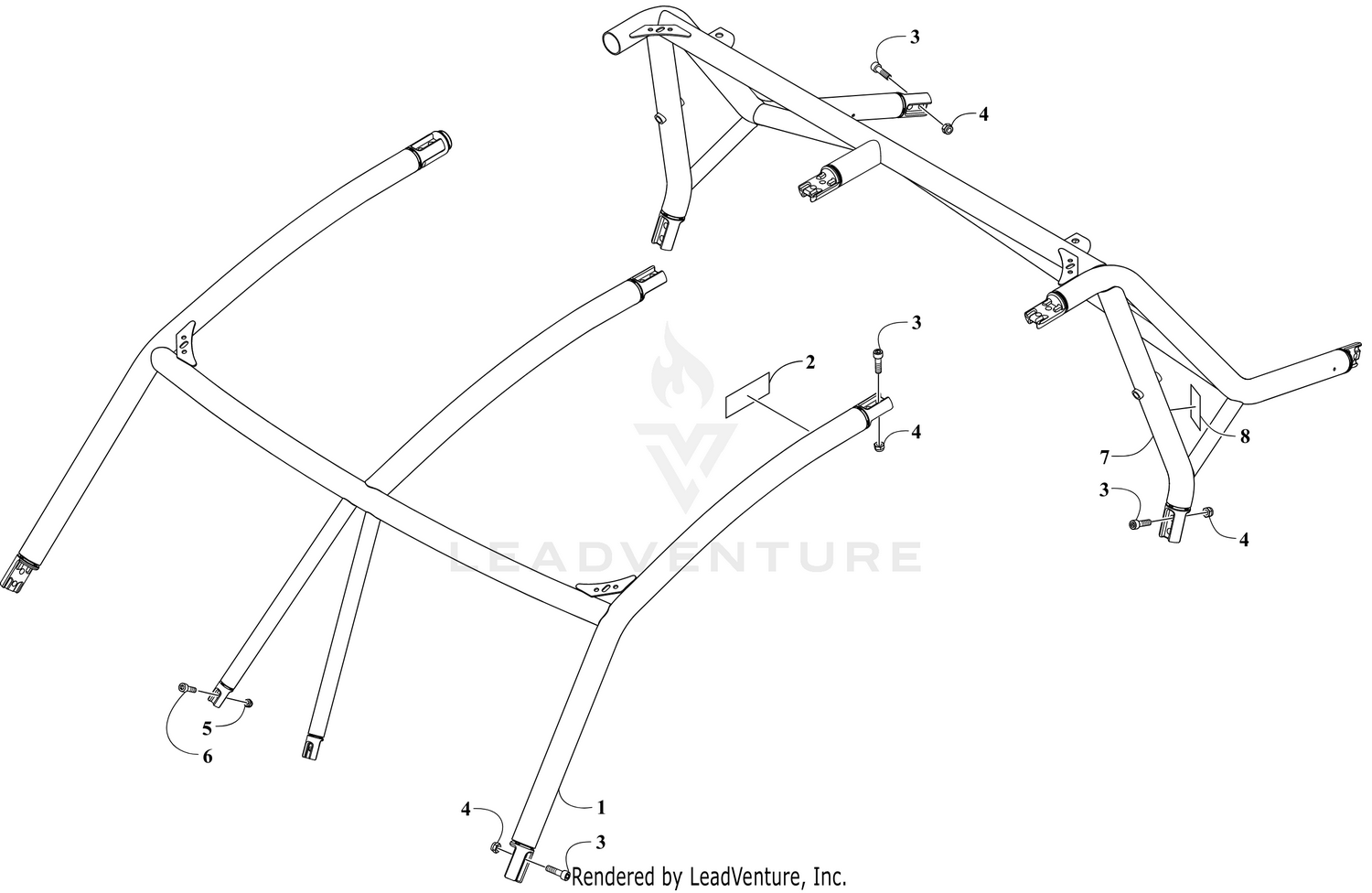 ROPS ASSEMBLY  [304314]