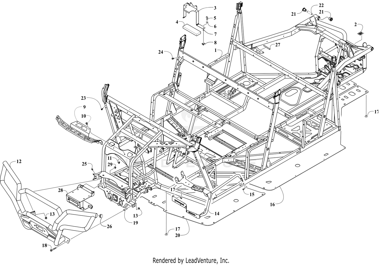 FRAME AND RELATED PARTS [305741]