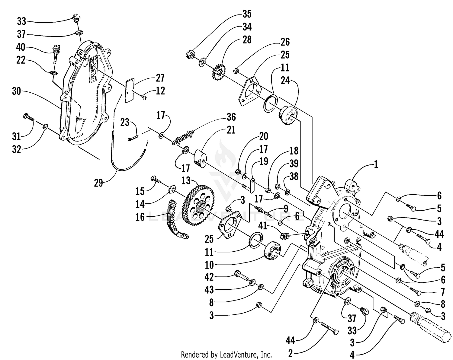 DRIVE/DROPCASE ASSEMBLY [76129]