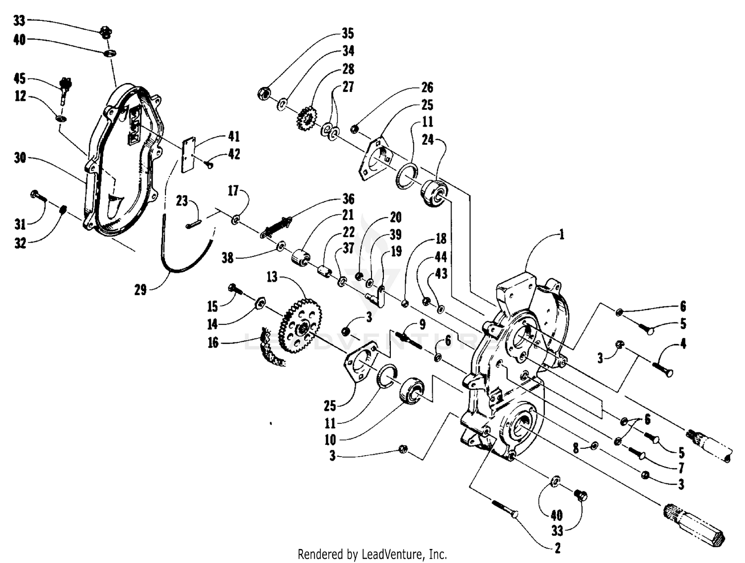 DRIVE/DROPCASE ASSEMBLY [61099]