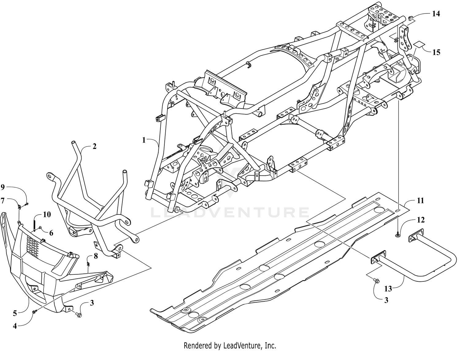 FRAME AND RELATED PARTS [302361]